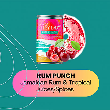 Tipsy Lady Rum Punch 200Ml 4 Pack