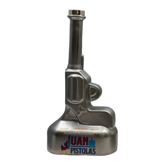 Juan Pistolas 750 ML Tequila Reposada Pistol Edition